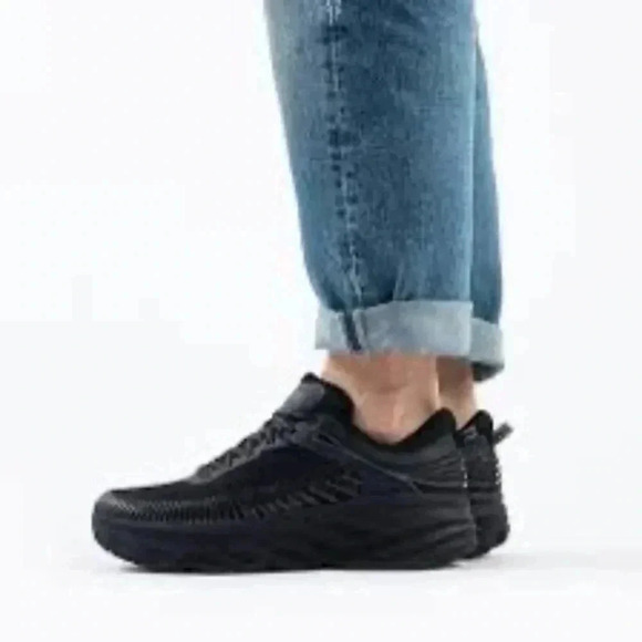 Hoka One  One Bondi 7 all black - Picture 3 of 9